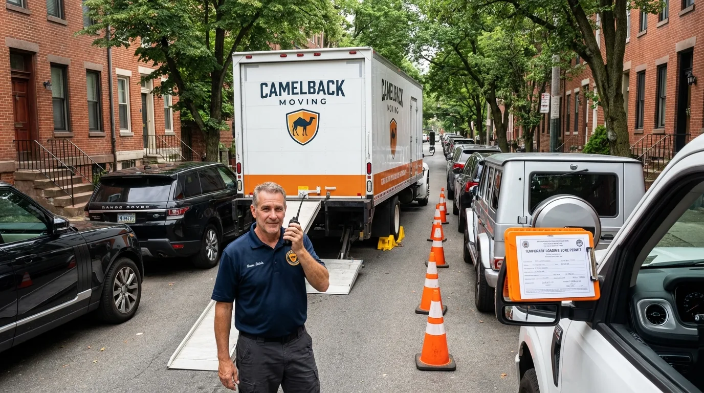City street loading permit setup in Wiscasset, ME